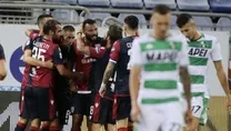 Cagliari 10 kişiyle puanı kaptı