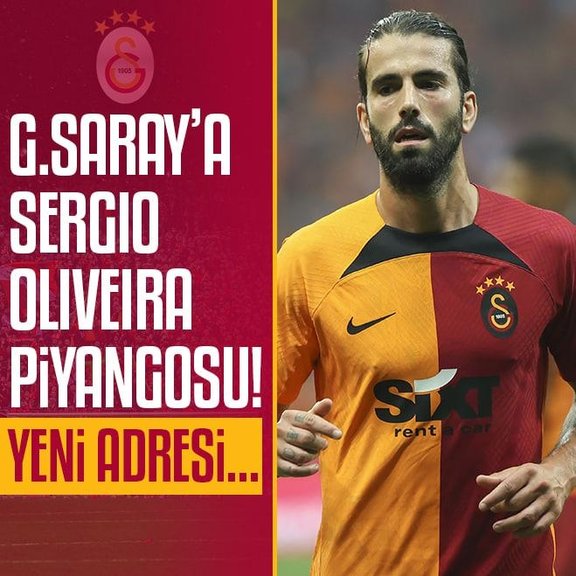 TRANSFER HABERİ - Galatasaray’a Sergio Oliveira piyangosu! Yeni adresi...