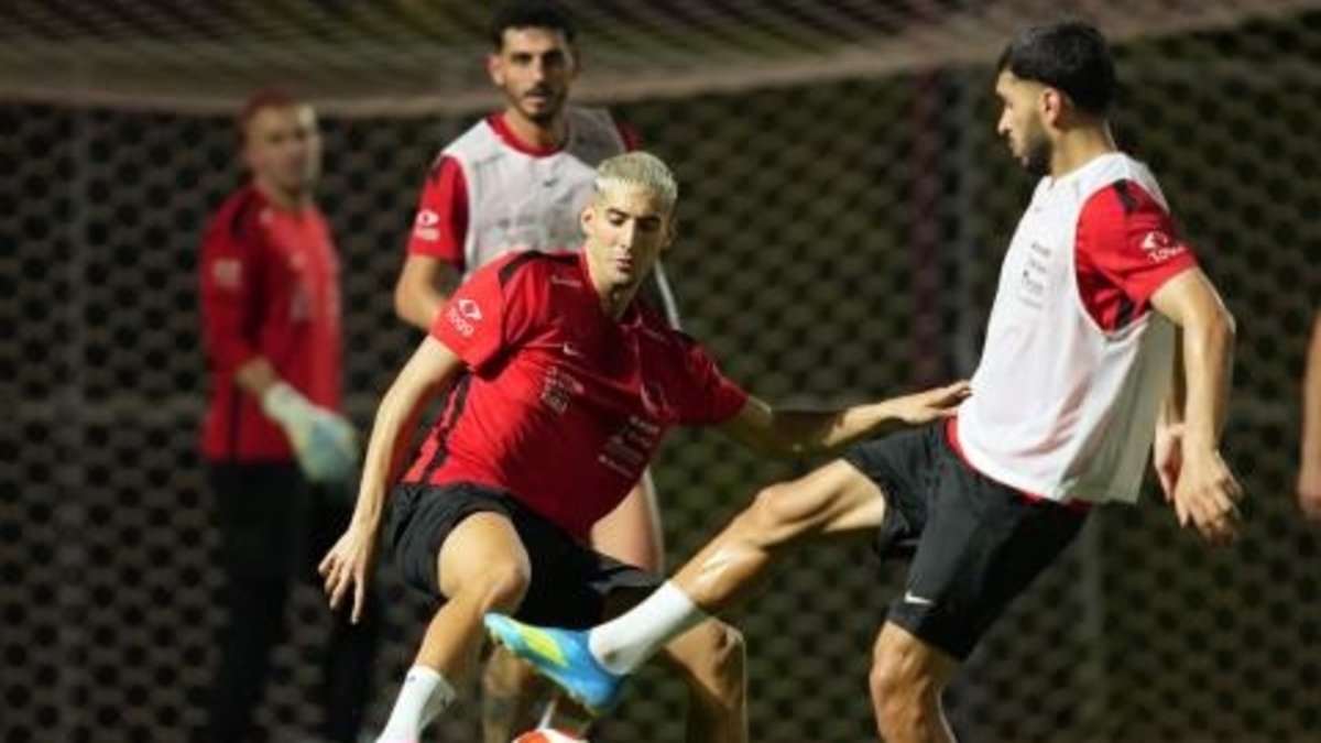 A Milli Futbol Takımı, Paraguay maçının hazırlıklarını sürdürdü!