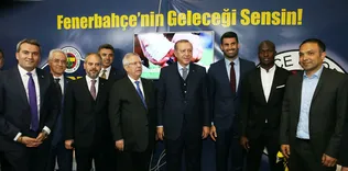 Cumhurbaşkanı Erdoğan’dan F.Bahçe’ye ziyaret