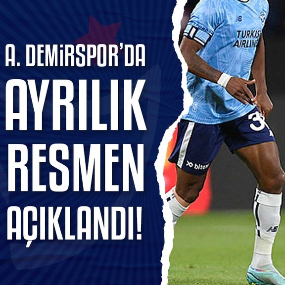 Adana Demirspor’da ayrılık kararı! Yıldız oyuncu ile yollar ayrıldı