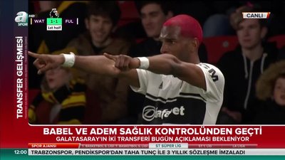>Ryan Babel ve Adem Büyük kontrolden geçti