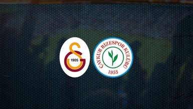Son dakika GS haberleri | Galatasaray'ın Rizespor maçı 11'i belli oldu!
