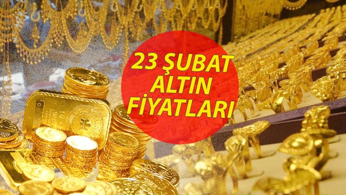 Gram altın fiyatı 23 Şubat: Çeyrek, yarım, tam altın güncel değerleri ve Dolar Kuru