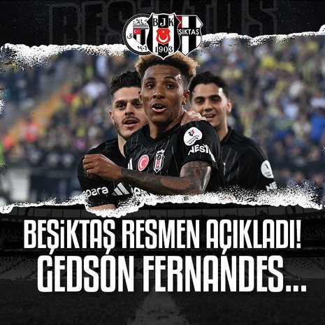 TRANSFER HABERLERİ | Beşiktaş’tan Gedson Fernandes açıklaması!