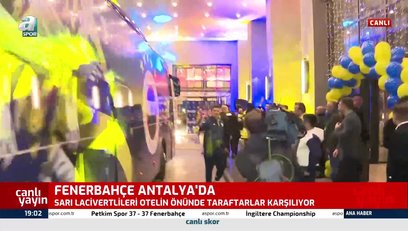 >Fenerbahçe kafilesi Antalya'ya geldi