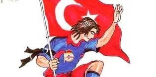 Deportivo taraftarı Atatürk'ü andı