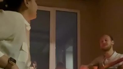Semih Kaya ve eşi Yasemen Saylar'dan bağlamalı türkü düeti!