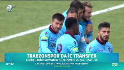>Trabzonspor'da iç transfer