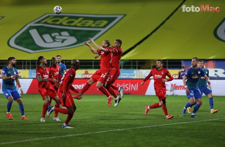 Son dakika spor haberi: Çaykur Rizespor-Beşiktaş maçı sonunda ortalık karıştı! İşte o anlar...