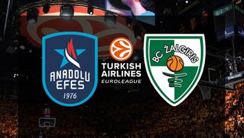 Anadolu Efes - Zalgiris Kaunas | CANLI