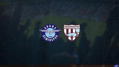 Adana Demirspor - Bandırmaspor maçı ne zaman, saat kaçta ve hangi kanalda canlı yayınlanacak? | TFF 1. Lig
