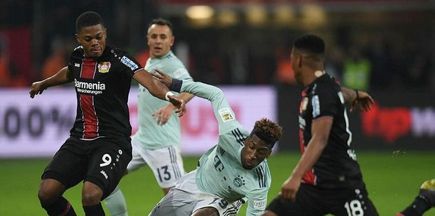 Bayern Münih Leverkusen deplasmanından puansız döndü