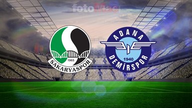 Sakaryaspor-Adana Demirspor maçı ne zaman, saat kaçta, hangi kanalda?