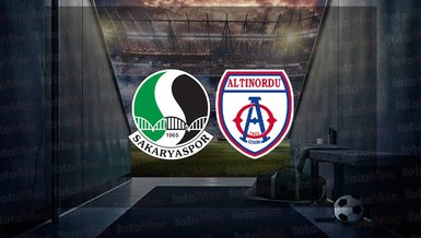 Sakaryaspor - Altınordu maçı ne zaman, saat kaçta ve hangi kanalda canlı yayınlanacak? | TFF 1. Lig