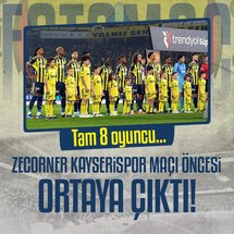 Fenerbahçe'de kırmızı alarm! Tam 8 oyuncu...