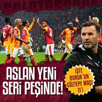 G.Saray'da tek hedef 3 puan! İşte Buruk'un 11'i