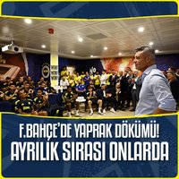 F.Bahçe'de yaprak dökümü! Sıra onlarda