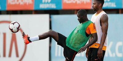 Badou Ndiaye, Galatasaray ile ilk antrenmanına çıktı