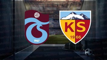 Trabzonspor - Kayserispor maçı detayları!