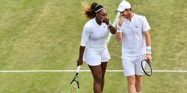 Serena Williams ile Andy Murray Wimbledon'a veda etti!