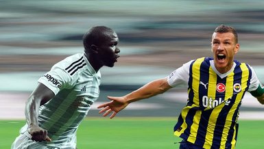 Beşiktaş'ta Aboubakar Fenerbahçe'de Dzeko! İşte derbi kozları