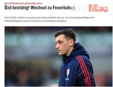 Fenerbahçe’nin Mesut Özil transferi dünya basınında!