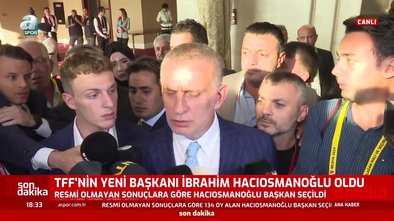 İşte Hacıosmanoğlu'nun ilk sözleri