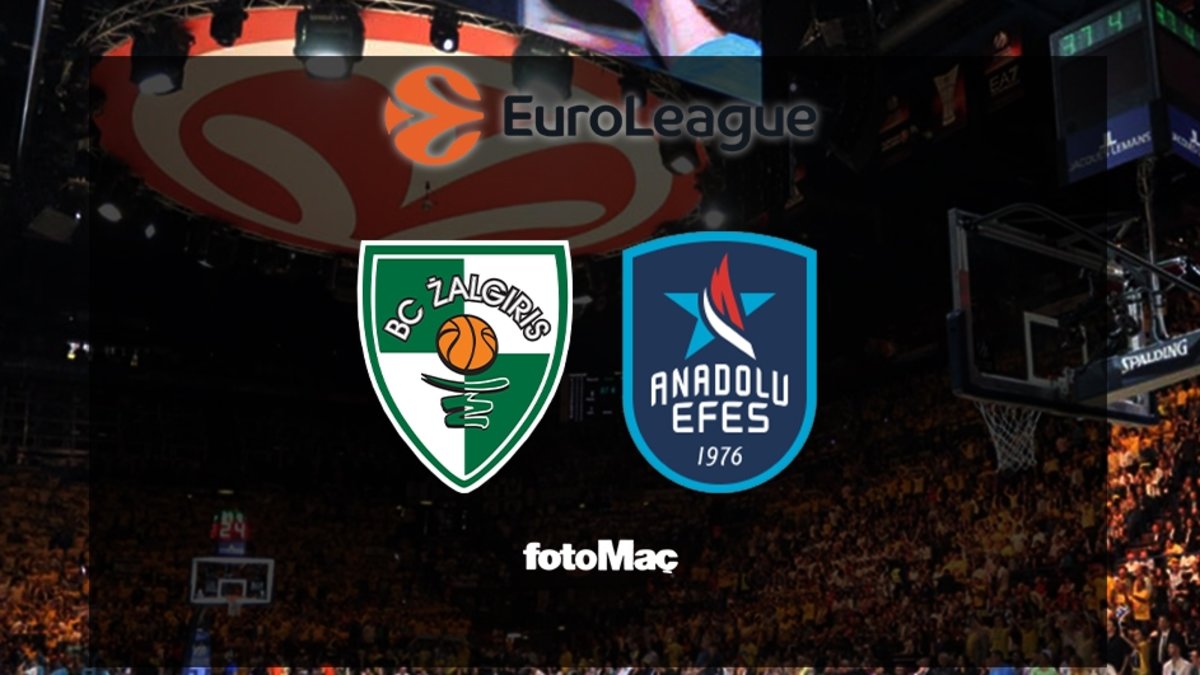 Zalgiris-Anadolu Efes maçı izle | Saati, kanalı ve canlı yayın bilgileri