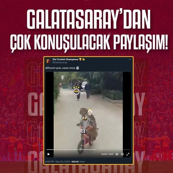 Galatasaray’dan çok konuşulacak paylaşım!