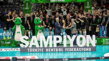 Hentbol Türkiye Kupası'nda şampiyon Beşiktaş!