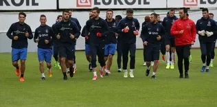 Durica takımla çalıştı