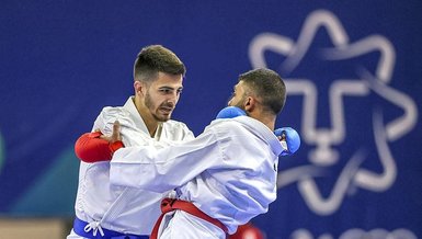 Milli karateci Eray Şamdan'dan altın madalya