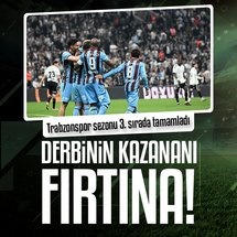 Dolmabahçe'deki derbiyi kazanan Trabzonspor!