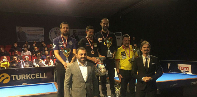 Bilardonun şampiyonu Saygıner