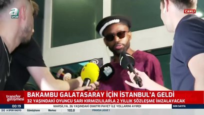 >Cedric Bakambu İstanbul'a geldi