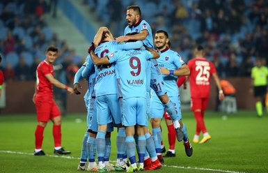 Trabzonspor - Sivas Belediyespor maçından kareler