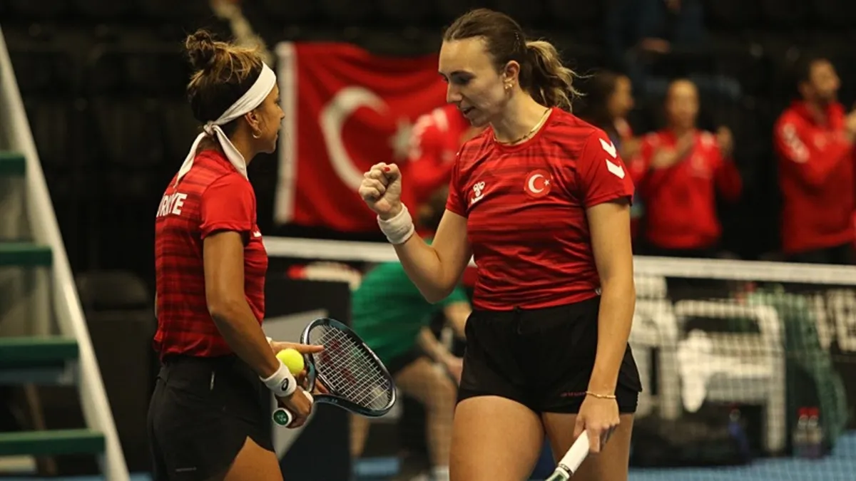 A Milli Kadın Tenis Takımı gruptan lider çıktı