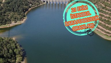 BARAJ DOLULUK ORANLARI - İstanbul baraj doluluk oranı İSKİ 21 Ekim rakamları