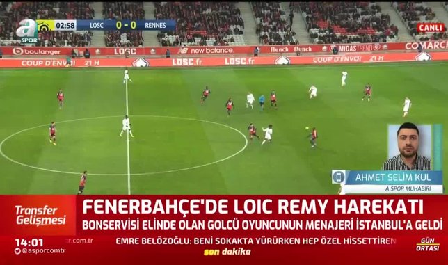 Menajeri İstanbul'da! Fenerbahçe'de Loic Remy harekatı