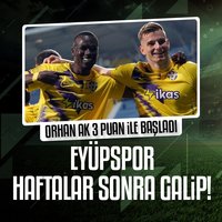 Eyüpspor haftalar sonra galip!