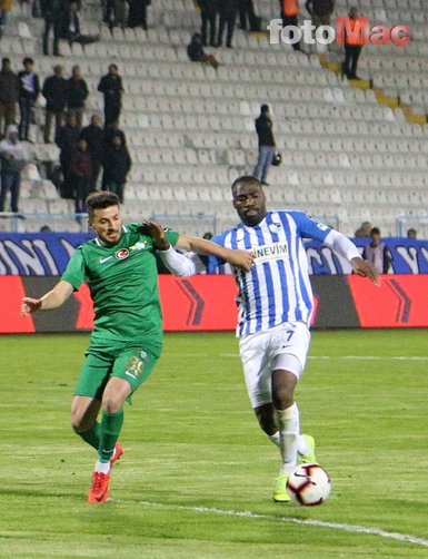 Erzurumspor - Akhisarspor maçından kareler...