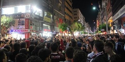 Elazığspor'a destek yürüyüşünde gerginlik