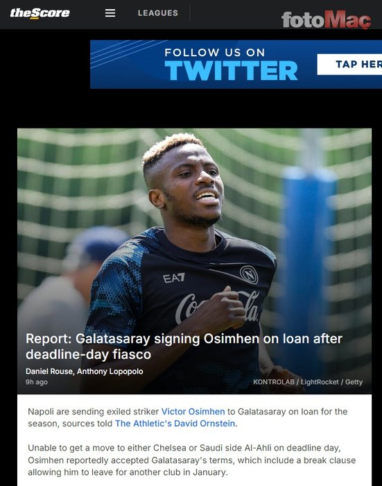 GALATASARAY HABERİ - Osimhen transferi Avrupa'da büyük ses getirdi! İşte atılan manşetler