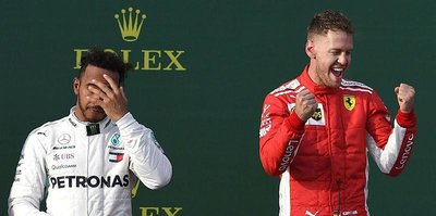 Formula 1 Bahreyn'de pole pozisyonu Vettel'in