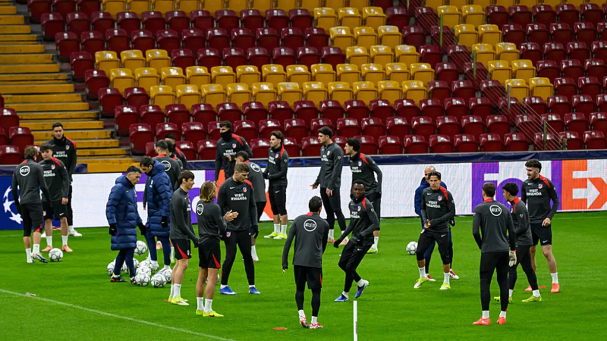 Atletico Madrid, Galatasaray maçı hazırlıklarını tamamladı