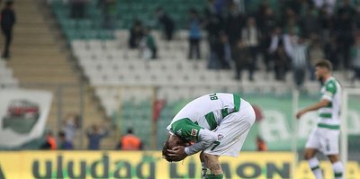 Bursaspor bu sezon sahasında ilk kez puan kaybetti