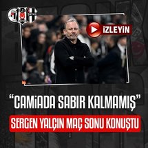 Sergen Yalçın: Camiada sabır kalmamış
