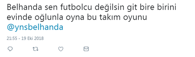 Galatasaray taraftarı çıldırdı: ''Defol git Belhanda''