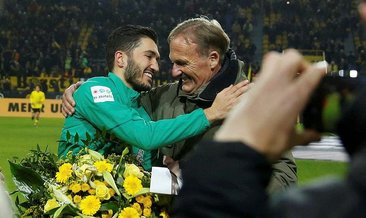 Nuri Şahin Dortmund'da çiçeklerle karşılandı